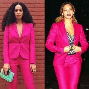 Even Beyonce and Solange Share Clothes